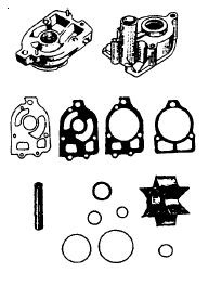 Mercruiser Complete Seawater Pump Kit/Drive Mounted