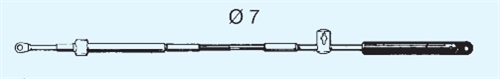 6 FT. Mercury and Mercruiser Engine Control Cable