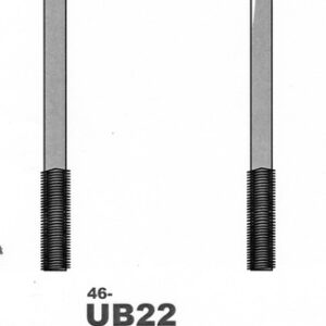 U Bolt 3 1/8in X 5 13/16in Galv