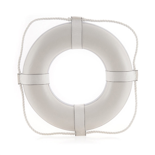 Ring Buoy 24in White