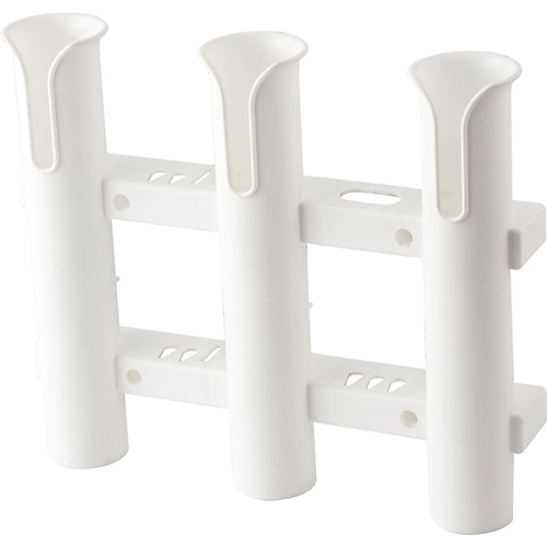 Rod Hldr 3-Pole Storage Wht