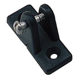 Nylon Angled Deck Hinge (Black)