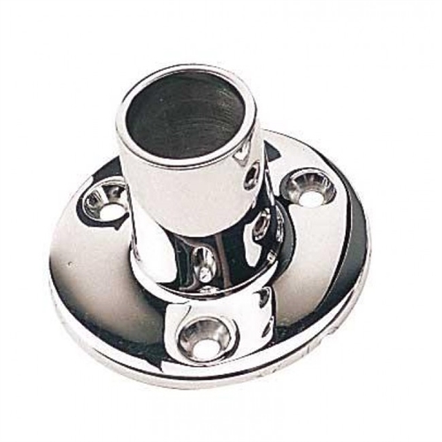 Stainless 90 Round Base - 1 Inch
