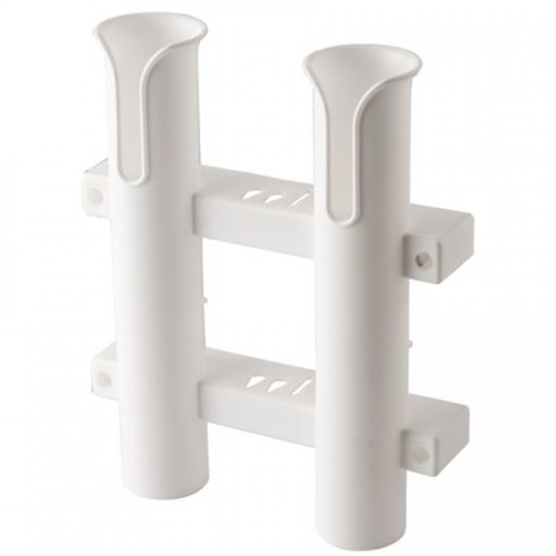 Rod Hldr 2-Pole Storage Wht