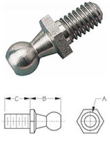 Gas Lift Ball Stud - 10mm