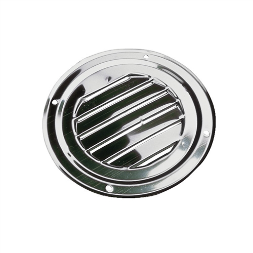 SS 5 inch Round Louvered Vent