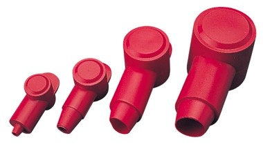 Terminal Cap- Red (8-4) PVC