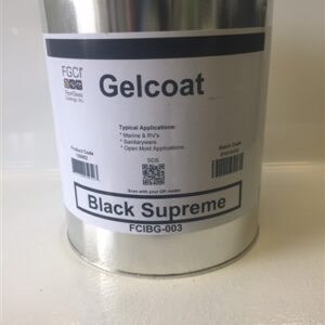 Gel Coat, Black (No Wax) Gallon