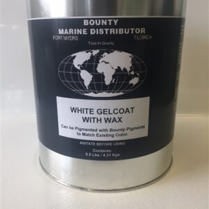 Gel Coat w/wax Gallon, White