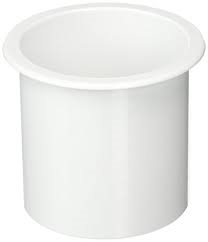 Drink Holder 3in wht Flush Mount