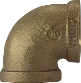 Elbow Pipe 1-1/4in 90 Deg Bronze