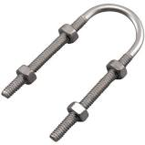 U-Bolt Long SS 3/8x2x4