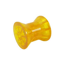 Bow Roller 3 x 1/2 PVC Yellow