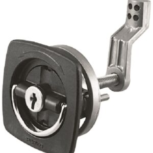 Flush Lock BLK 2.5 x 2.5