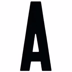 3" Assorted Black Letter Kit