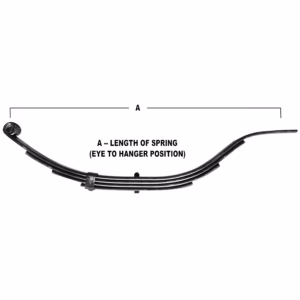 Slipper Spring 24in 3Leaf 1650lb