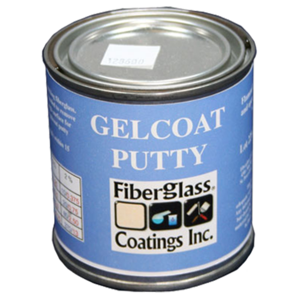 Gel Coat Putty 1/2 Pint Wht