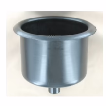 Cup Holder W/drain Short Blk