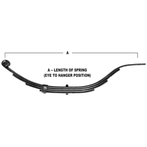 Slipper Spring 25 1/8in 5Leaf