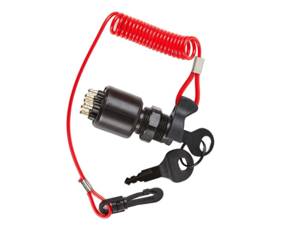 Ignition key Swtch Omc W/Lanyard