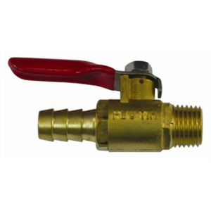 Ball Valve 2 Way 1/4 MNPT 3/8 Ba