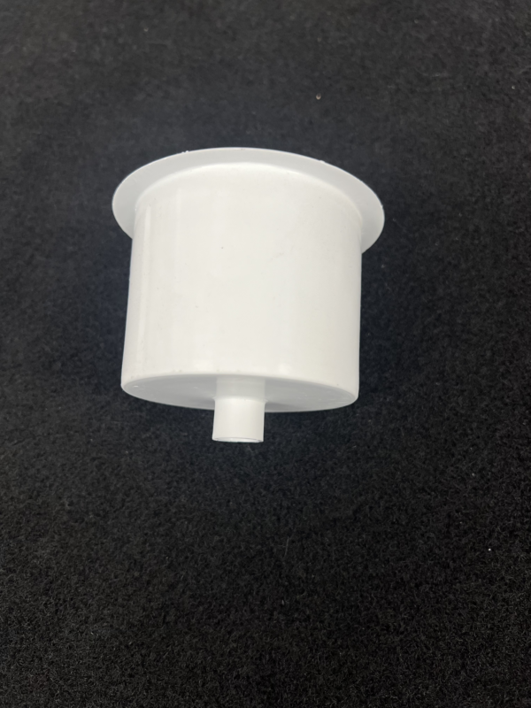 Cup Holder W/drain Short Wht