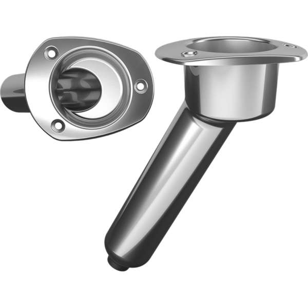 Rod & Cup Hldr 30 Deg Oval SS