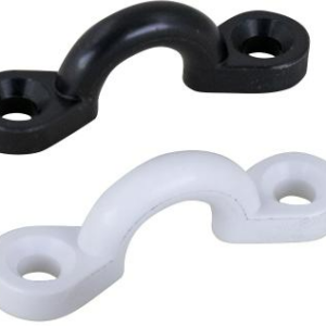 Pad Eye 3/8in Wht Nylon 5pk