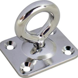 Eye Plate 2in Swivel SS