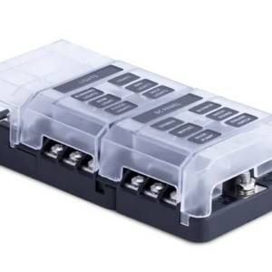 Fuse Block, 12 Gang w/ Bus Bar &
