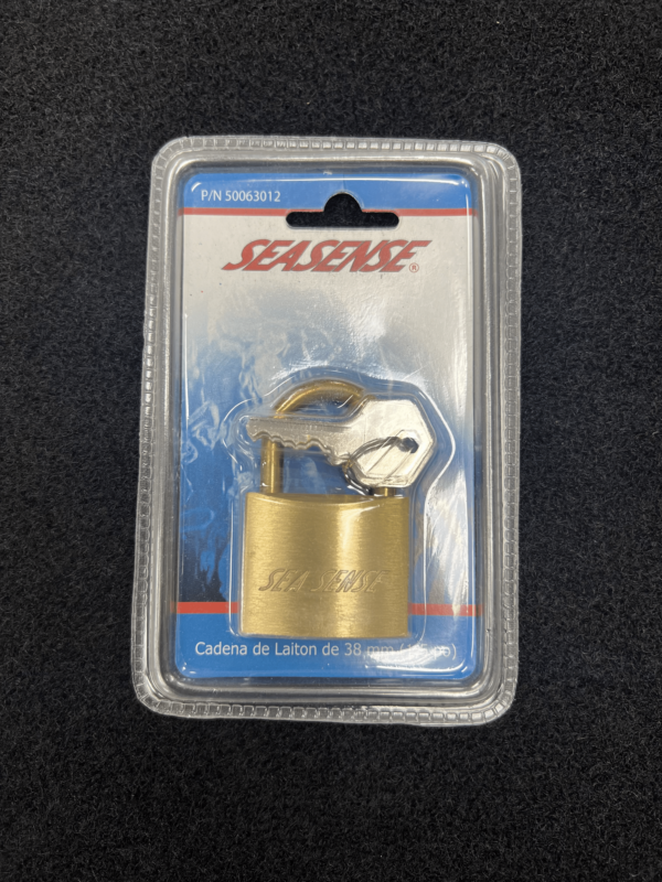 Padlock 1-1/2in Brass