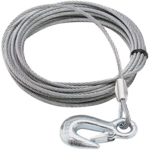 Winch Cable W/hook 3/16 x 50ft