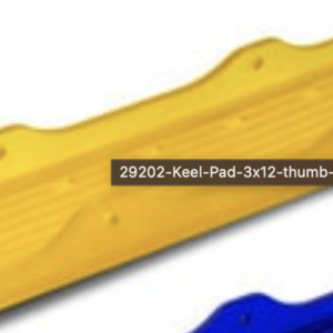 Keel Pad 3 x 12 Yellow