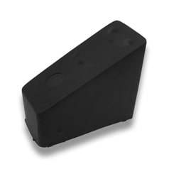 Winch Post Cap 2 x 4 Blk PVC