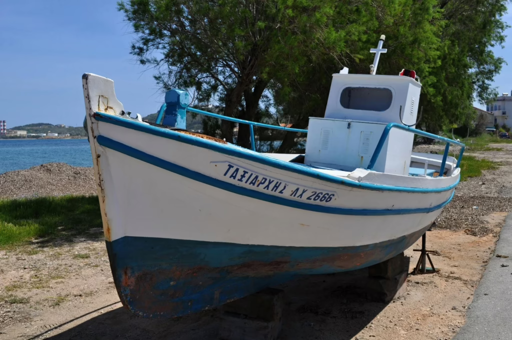 Fiberglass Tubing in Boat